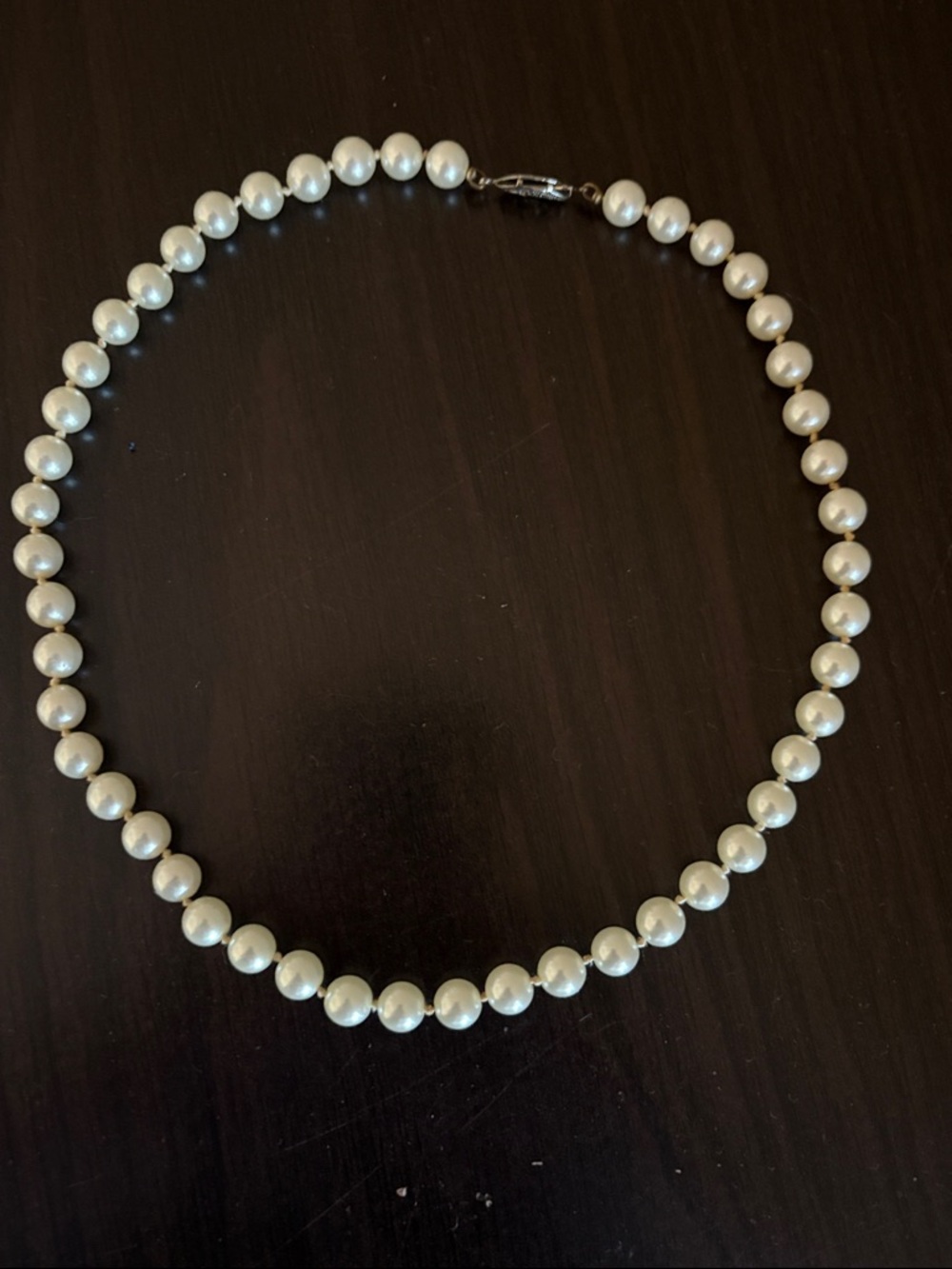 Premier Jewelry faux Classic White Pearl Necklace - Elegant Women's Jewelry